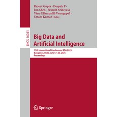 (영문도서)Big Data and Artificial Intelligence: 13th International Conference Bda 2025 B... Paperback, Springer, English, 9783032151339 Springer, English, 9783032151339