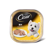 西莎 Cesar 蒸鮮包 狗罐頭 狗主食罐，多種口味可選，提供狗狗均衡營養, 100g, 24罐