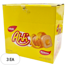 나바티 리치즈 아하 치즈 스틱 과자 8g 0p, 160g, 3개