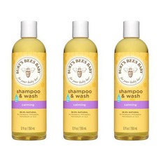 버츠비 내추럴 어린이 샴푸 & 워시 올인원클렌저 티어 프리, 350ml, 3개