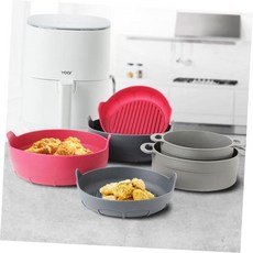 실리콘 오븐 그릇 용기 전자레인지 가능, ▲}실리콘파티팟 22 챠콜, 1개