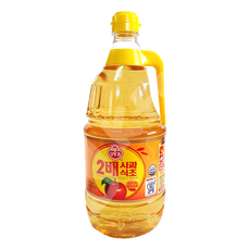 오뚜기 2배사과식초 1.8L 두배식초 요리식초 발효식초, 1개