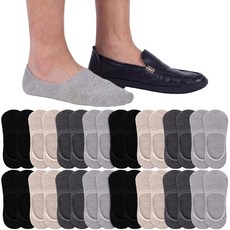 Bunnycool 16쌍 남성용 노쇼 양말 미끄럼 방지 로우 컷 면 양말 캐주얼 보이지 않는 얇은 보이지 않는 양말 로퍼 플랫 보트용 블랙 카키 다크 그레이 라이트 그레
