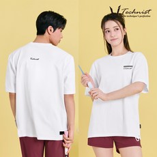 테크니스트 TNT66022 PW 남성 여성 티셔츠 반팔