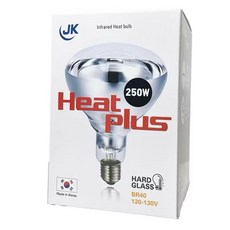 紅外線燈泡保溫燈泡HEAT PLUS120V250W220V250W, 1個, 紅面,220 V