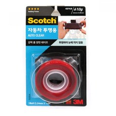 3M VHB 차량용 폼양면테이프 양면 폼 대쉬보드 블랙박스 테이프 4910 24mm, 1개