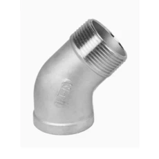 304 스테인리스 스틸 M + F 나사산 파이프 피팅 BSP 엘보 45/90 도 각도 1/4 "3/8" 1 DN8 DN15 DN20, 01 기타, 02 1/4"