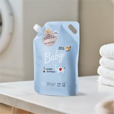 kuku酷咕鴨 清除新冠&腸病毒低敏洗衣精 酵素洗衣精1200ml 洗衣精補充包, 1個, KUKU特調鼠尾草(藍)補1100ml