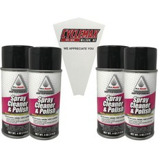 포드 호환 프로 호다 스프레이 클리너 및 폴리시 08732SCPSM 4개 묶음 4온스 캔 4개와 깔때기 포함, 포드 호환 프로 호다 스프레이 클리너 및 폴리시 087