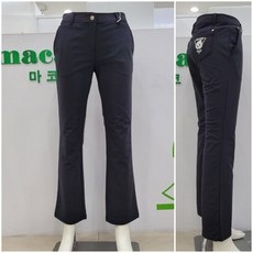 마코 모다남양주 여성 FW 사선포켓 변형 솔리드 부츠컷바지 MOW3LP7217_GN