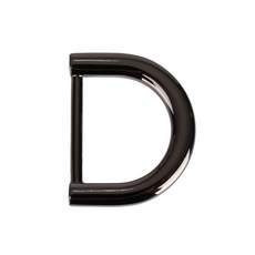 하프문 D링 25MM - 흑니켈, 1개