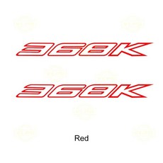 모터사이클 스티커 방수 데칼, 1개, 3. Red