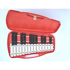 명창 실버스타 공명실로폰25키 (적색) 피아노건반 스타일 [실.채포함], 25판, 적색, 1개