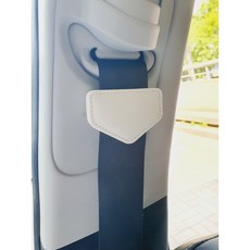밀튼 안전벨트 클립 안전벨트 스토퍼 임산부 카시트 안전벨트, 오각형타입 화이트, 1개