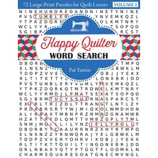 (영문도서)Happy Quilter Word Search - Print-On-Demand Edition: 72 Large Print Puzzles for... Paperback, C&T Publishing, English, 9781617453601