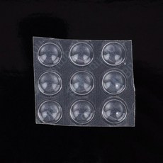 유리받침 9P 다용도 미끄럼방지 도트 8mm 유리보호, 단일상품1, 1개