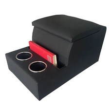 화물차 콘솔박스 컵홀더 트럭 정리함 팔걸이 트레이, 중형, 블랙