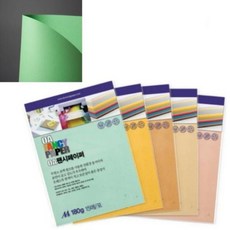 OA팬시페이퍼A4 180g R14 담연두색 15매 두성 b2o+54986Ck