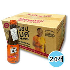 잡 마이크 피쉬 소스 쏨담 소스 ZAB MIKE fish sauce, 330ml, 24개