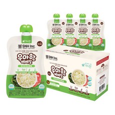 서울대 우아한 베베밀 소금무첨가 아기 이유식 한우미역 5팩(케이스) 12개월부터, 100g, 5개, 혼합맛(한우/미역)