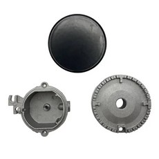 가스렌지 호환부품 3 조각 조리기구 모자 스토브 뚜껑 업그레이드 된 가스 버너는 SABAF 버너 커버 범위 부품 용 대부분의 버너에 적합합니다., Flat 100, 1개