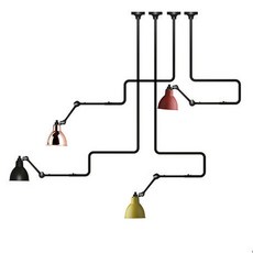 【H&R安室家】 吸頂伸縮版萬能工作壁燈 ZA0035, 玫瑰金