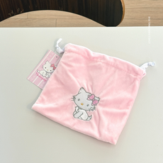 일본정품 헬로키티 챠미키티 복조리 벨보아 파우치