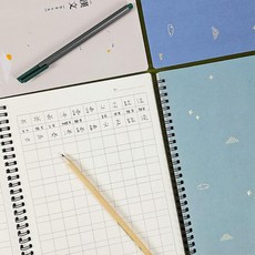 스프링 한문 한자연습 노트 중고등 10칸 10줄 중학생공책 신학기 준비물 학용품
