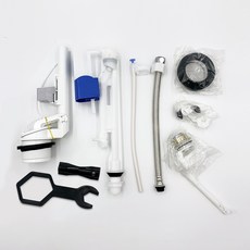 대림바스 정품 변기 부속품 투피스 양변기 버튼식 일반형 교환 교체 타브랜드 호환 (투피스 측면 버튼식 107 + 공구세트)