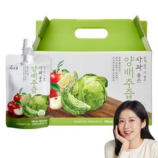 이너셋 사과 품은 양배추즙, 100ml, 1g, 24개, 24개