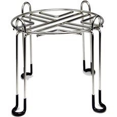 신만 정수 필터 스탠드 높이 8인치 너비 9인치 버키 및 기타 중형 스테인리스 스틸 비표시 고무화 발에 맞습니다