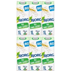 무설탕 라이스 드링크, 6개, 1L