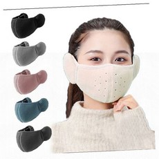 KC인증 귀마개마스크 일체형 귀도리마스크 방한 방풍 털귀마개, 1개, 상세페이지 참조