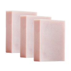 The Soap Days 純皂生活 玫瑰原精手工洗髮皂 中性頭皮適用, 1個, 3入