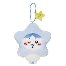 GOYES 먼작귀 치이카와 귀여운 별 미니 봉제인형 선물 애니 굿즈, 1개, 블루, 10cm