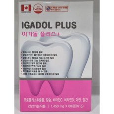 이가돌 플러스 비타민 아연 망간 프로폴리스 칼슘 아보카도 콜라겐, 1개, 60정