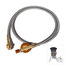 가스연장 호스 1M 이소 부탄 버너 변환 어댑터, 1개, 단일