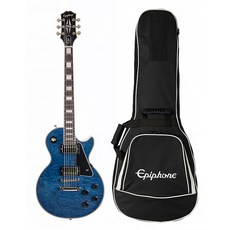 Epiphone Les Paul Custom 雲狀藍色 電吉他 - 雙線圈 孤獨搖滾 終身保固 (限量版), 1個