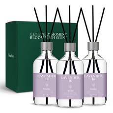 그라데이 디퓨저 선물세트, 3개, 520ml, 라벤더 16