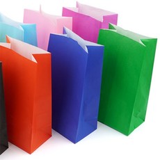 올리빈 컬러 각봉투 1P 빵봉투, 보라