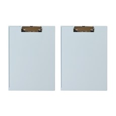 나리아오피스 서류 문서 컬러 클립보드 A4, 2개, 블루