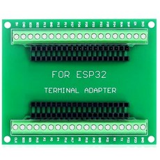 Goouuu-esp32 ESP32開發板 CP2102 USB通訊 38腳位雙核心CPU 適開發AIOT智慧家電, ESP32擴展版38腳-綠板