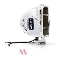 달팽이 보트 경적 스테인리스강 스피드 304 경고 12V 해양 자동차 방수 전기 슈퍼 FARBIN 차량용 시끄러운, LOW, 1개, LOW