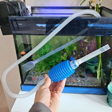 수조 어항 물갈이 사이펀 환수 펌프 ell+81766ty