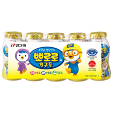 빙그레 뽀로로와 친구들 요구르트 80ml 40개, 빙그레 뽀로로 일반 80ml, 40개