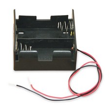 일렉킹 D사이즈 D타입 배터리홀더 건전지홀더 케이스, 블랙, 1개