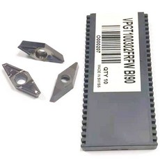 BIMU 車刀片 VPGT100302FRFW BI90，高耐磨刀具，適用於多種金屬切削，提升加工效率, 1個