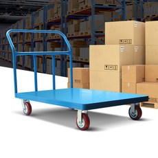 철대차 업소용카트 리어카 운반차 운반기 대형수레 핸드트럭 핸드카, 1개, 고정식 P대차 특대
