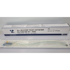 ALL SILICONE FOLEY CATHETER유신 폴리 카테타 2WAY소변줄 실리콘 도노관, 14F, 1개