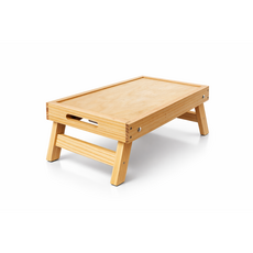 나무소리 국내제작 핸드메이드 접이식 원목 베드트레이 침대 테이블 좌식 노트북 거치대 독서대, BT-PINE-NAT